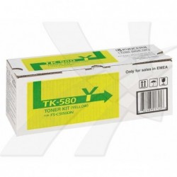 Kyocera oryginalny toner TK580Y, yellow, 2800s, 1T02KTANL0, Kyocera FS- C5150DN, O - 1