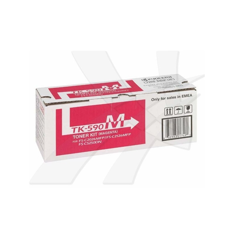 Kyocera oryginalny toner TK590M, magenta, 5000s, 1T02KVBNL0, Kyocera FS-C 2026, 2126MFP, O - 1