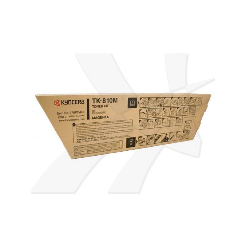 Kyocera oryginalny toner TK810M, magenta, 20000s, 370PC4KL001, Kyocera FS-C8026N, O - 1