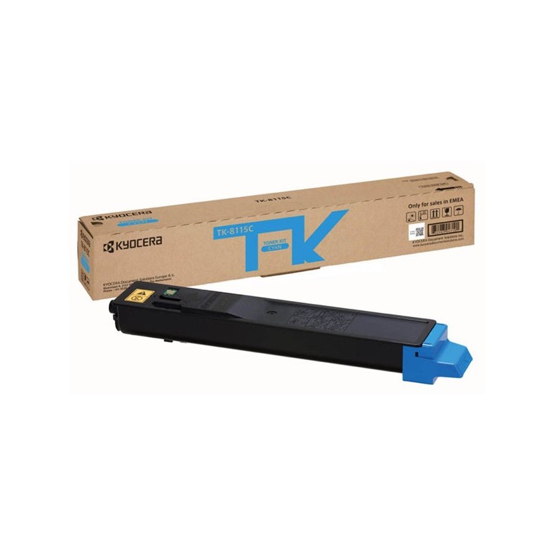Kyocera oryginalny toner 1T02P3CNL0, cyan, 6000s, TK-8115C, Kyocera ECOSYS M8124cidn, M8130cidn, O - 1