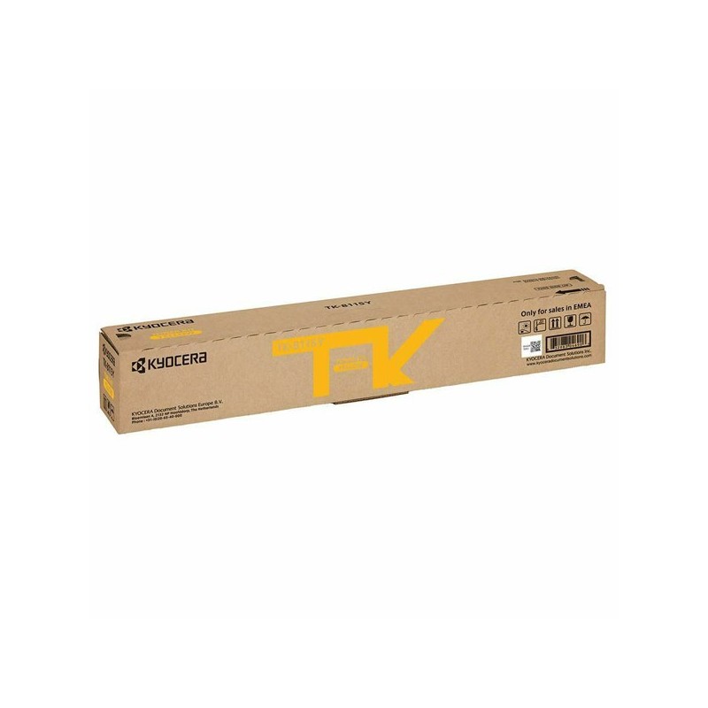 Kyocera oryginalny toner 1T02P3ANL0, yellow, 6000s, TK-8115Y, Kyocera ECOSYS M8124cidn, M8130cidn, O - 1