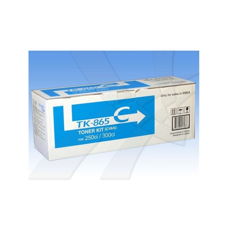 Kyocera oryginalny toner TK865C, cyan, 12000s, 1T02JZCEU0, Kyocera 250Ci, 300Ci, O - 1