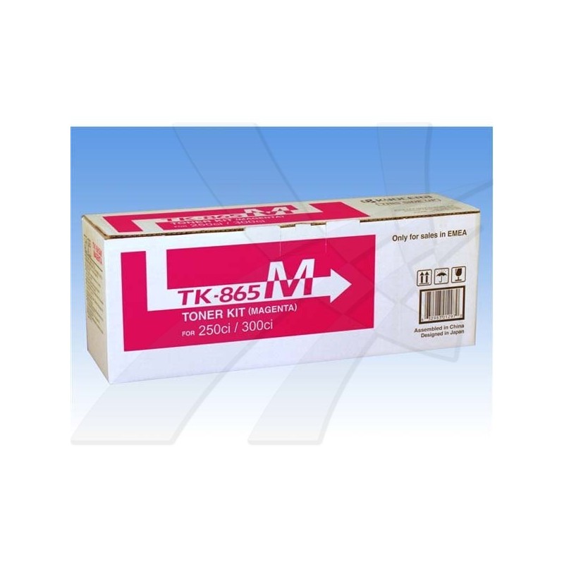 Kyocera oryginalny toner TK865M, magenta, 12000s, 1T02JZBEU0, Kyocera 250Ci, 300Ci, O - 1