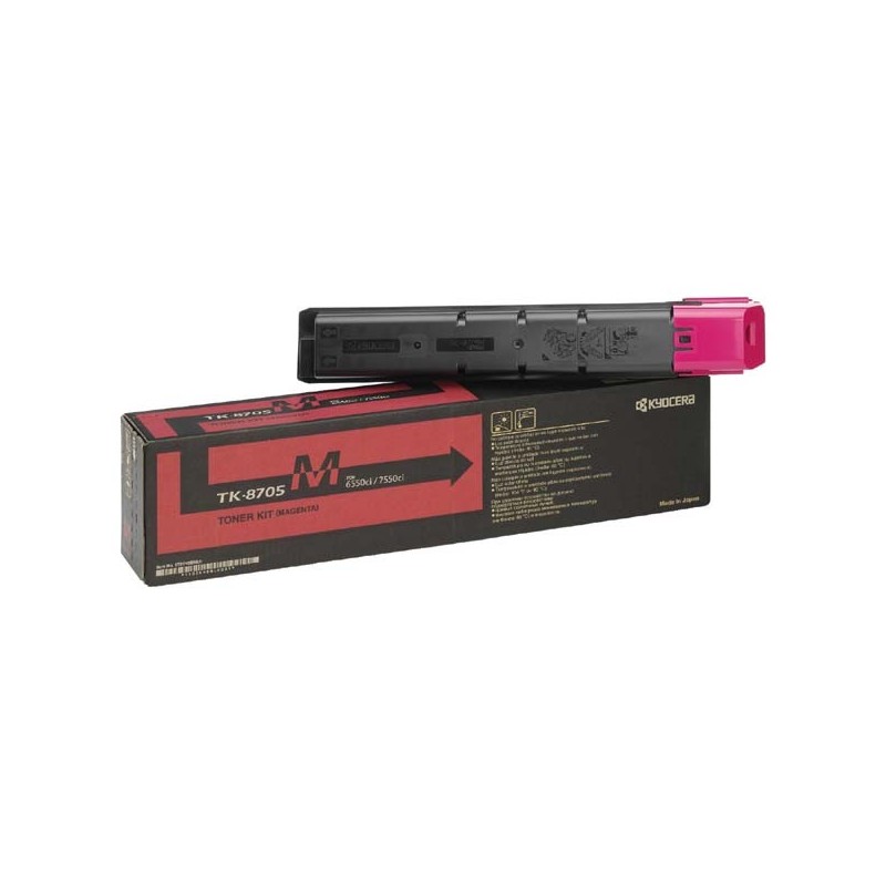 Kyocera oryginalny toner TK8705M, magenta, 30000s, 1T02K9BNL0, Kyocera TASLalfa 6550I, 7550I, O - 1