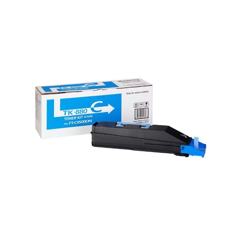 Kyocera oryginalny toner TK880C, cyan, 18000s, 1T02KACNL0, Kyocera FS C8500DN, O - 1