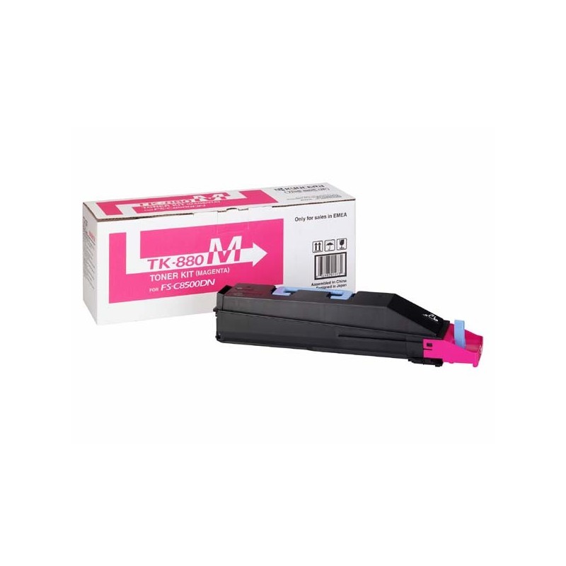 Kyocera oryginalny toner TK880M, magenta, 18000s, 1T02KABNL0, Kyocera FS C8500DN, O - 1