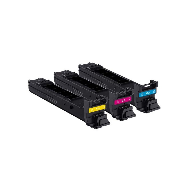 Konica Minolta oryginalny toner A0DKJ52, CMY, 24000 (3x8000)s, value kit, Konica Minolta QMS Magicolor 4600 ,  4650 ,  4690, O -