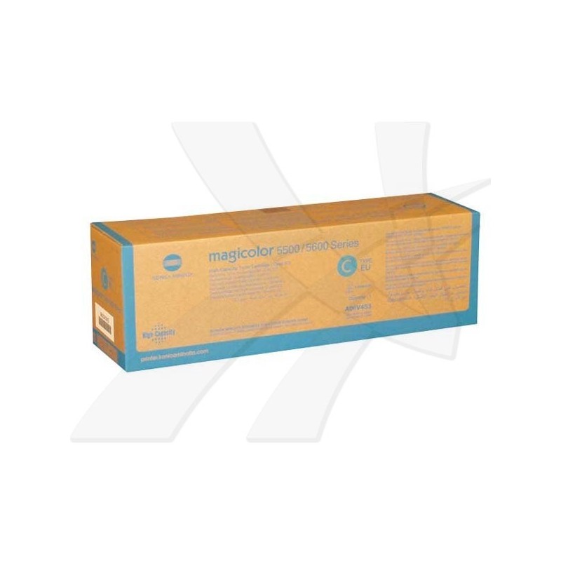 Konica Minolta oryginalny toner A06V453, cyan, 12000s, Konica Minolta Magicolor 5550, 5570, O - 1