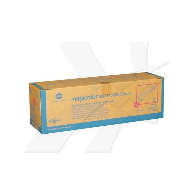 Konica Minolta oryginalny toner A06V353, magenta, 12000s, Konica Minolta Magicolor 5550, 5570, O - 1