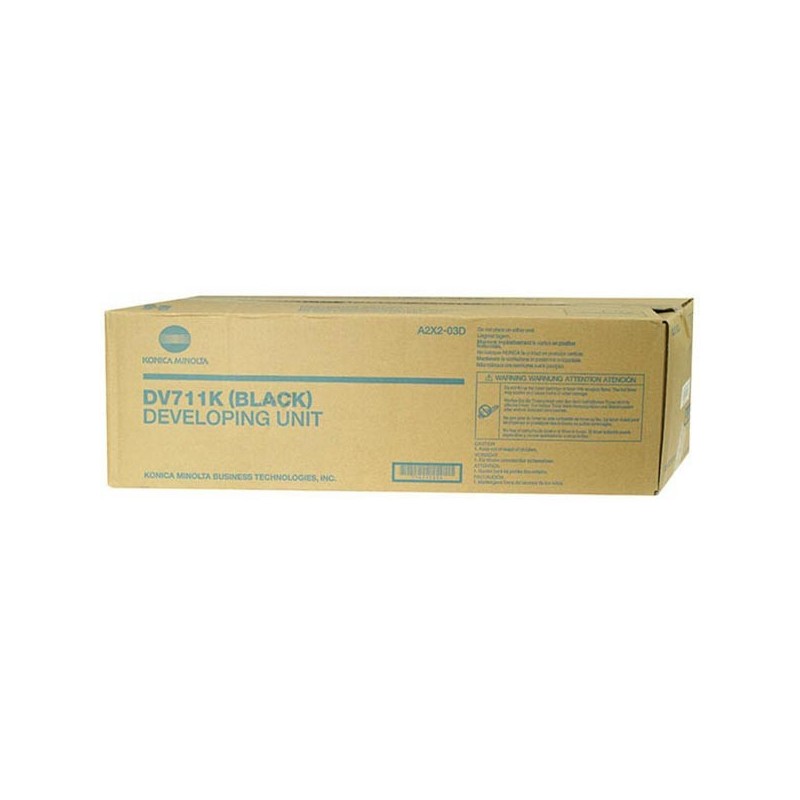 Konica Minolta oryginalny Developing Unit A2X2-03D, black, 1200000s, DV-711K, Konica Minolta Bizhub C654, O - 1