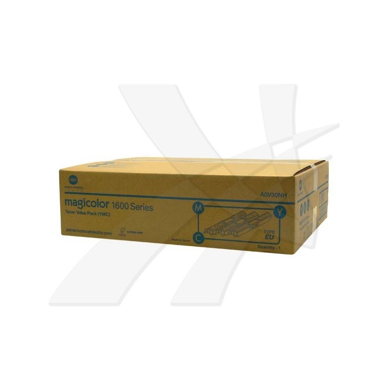 Konica Minolta oryginalny toner A0V30NH, CMY, 7500 (3x2500)s, Konica Minolta QMS MC1650EN, MC1650END, MC1650, 1600W, MC1680, O -