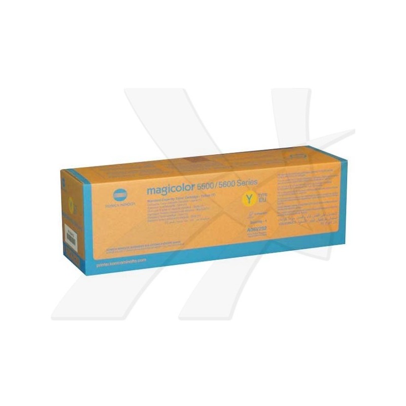 Konica Minolta oryginalny toner A06V252, yellow, 6000s, low capacity, Konica Minolta QMS MC5500, 5550, 5570, 5600, 5650, 5670, O