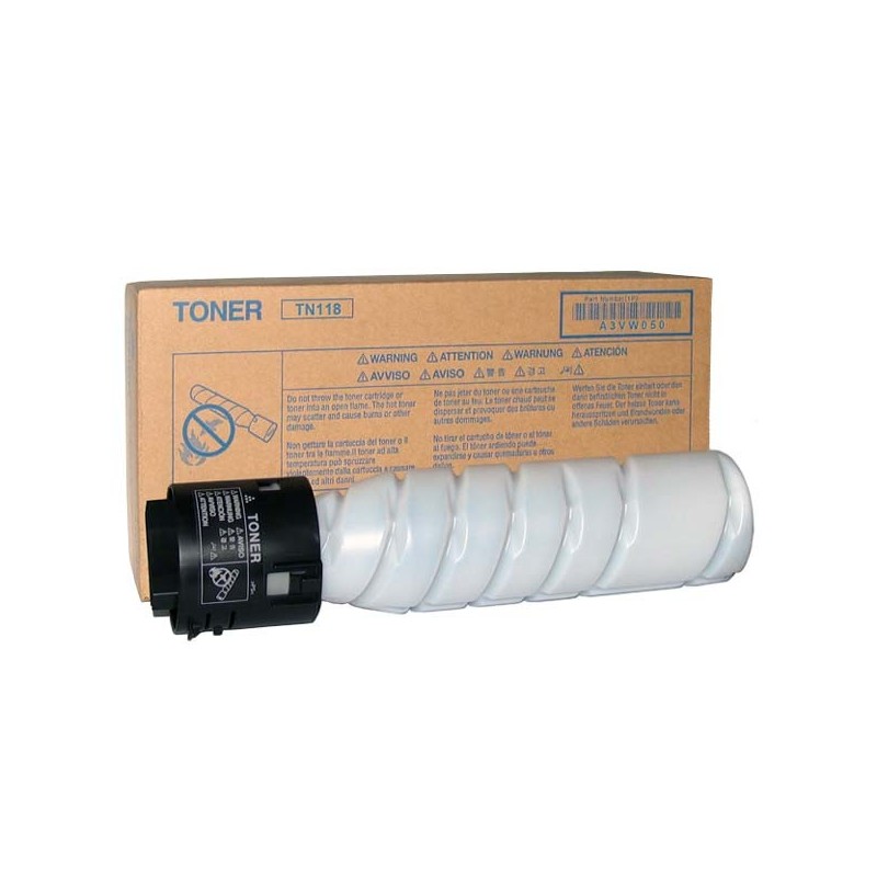 Konica Minolta oryginalny toner TN118, black, 24000 (2x12000)s, A3VW050, Konica Minolta Bizhub 215, 226, 2x281,5g, O - 1