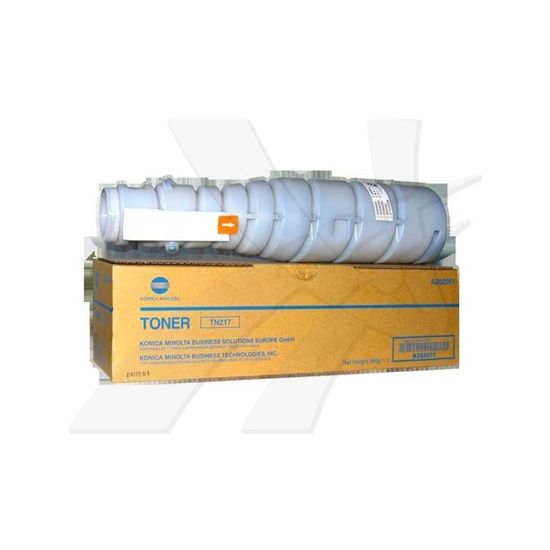 Konica Minolta oryginalny toner TN217K, black, 17500s, A202051, Konica Minolta Bizhub C223, 283, 512g, O - 1