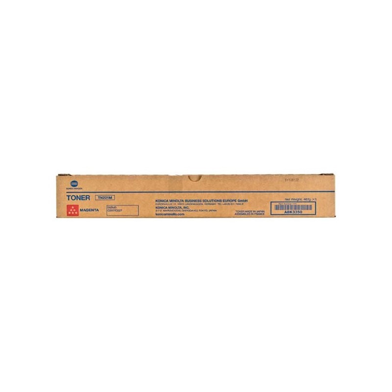 Konica Minolta oryginalny toner TN221M, magenta, 21000s, A8K3350, Konica Minolta Bizhub C227, C287, O - 1