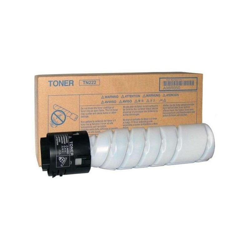 Konica Minolta oryginalny toner TN222K, black, 24000 (2x12000)s, A98R050, Konica Minolta Bizhub C266, C306, O - 1