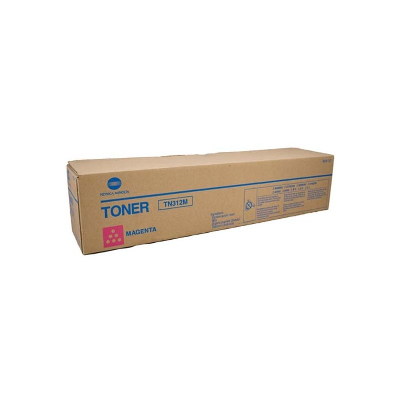 Konica Minolta oryginalny toner TN312M, magenta, 12000s, 8938-707, Konica Minolta Bizhub C300, C352, O - 1