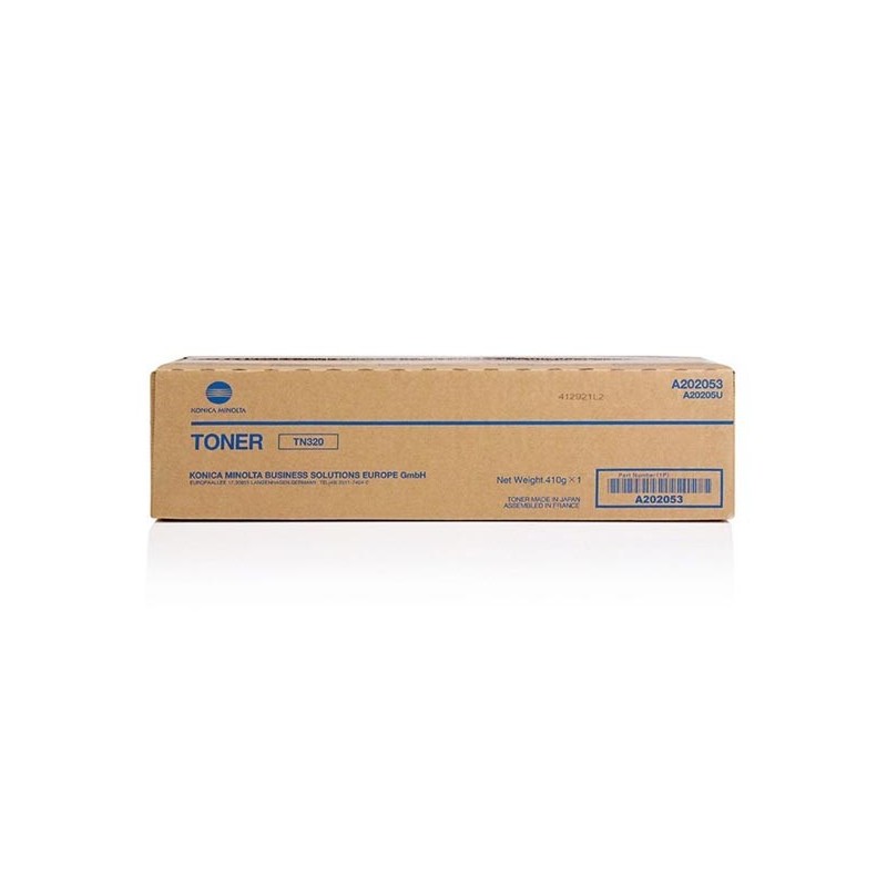 Konica Minolta oryginalny toner TN320, black, 20000s, A202053, Konica Minolta Bizhub 36, O - 1