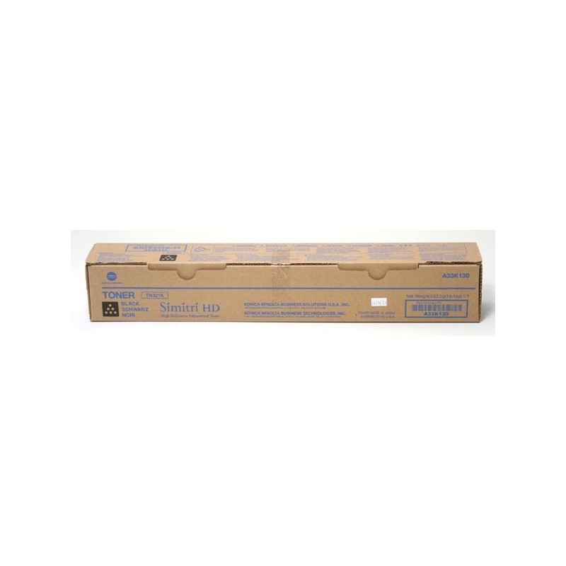 Konica Minolta oryginalny toner TN321K, black, 27000s, A33K150, Konica Minolta Bizhub C224, C284, C364, O - 1