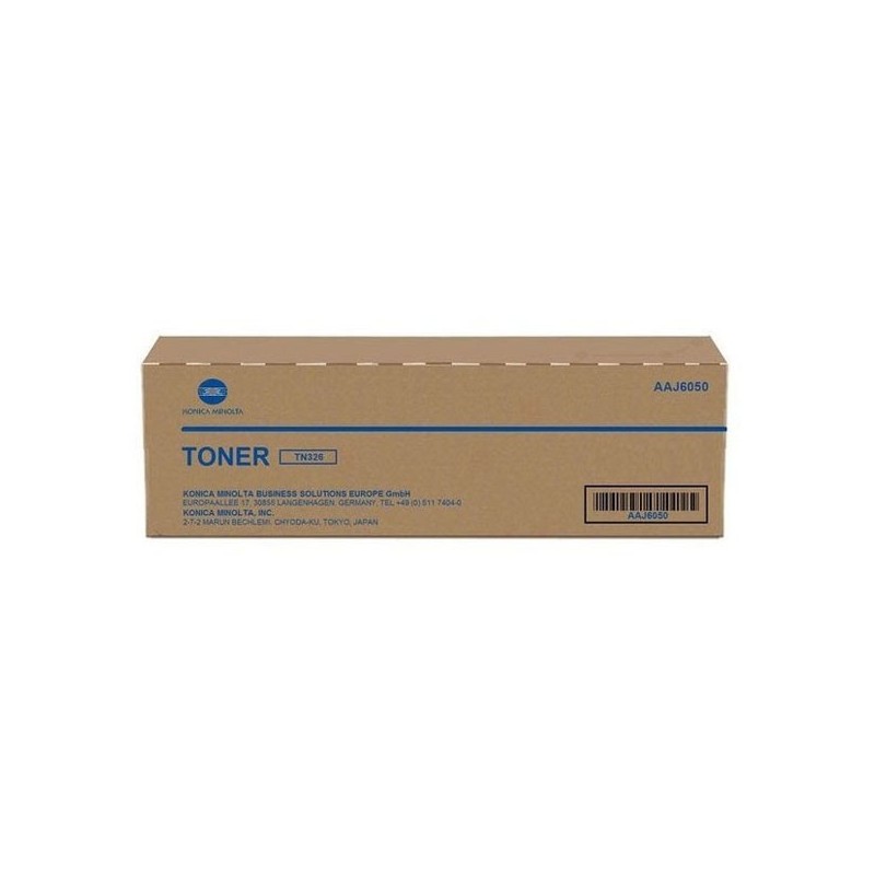 Konica Minolta oryginalny toner AAJ6050, black, 25000s, TN326, Konica Minolta Bizhub 308e, 368e, O - 1