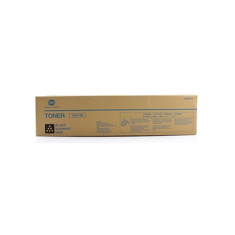 Konica Minolta oryginalny toner A0TM151, black, 45000s, TN413K, Konica Minolta Bizhub C452, O - 1