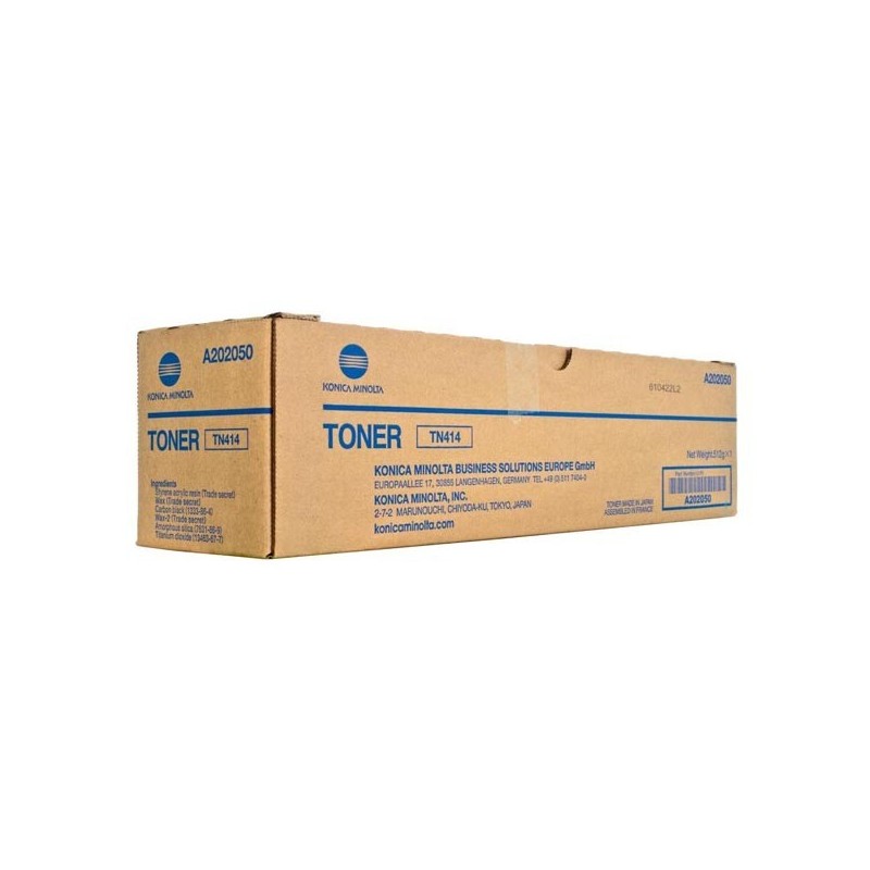 Konica Minolta oryginalny toner A202-050, black, 25000s, TN414, Konica Minolta Bizhub C363, 423, O - 1