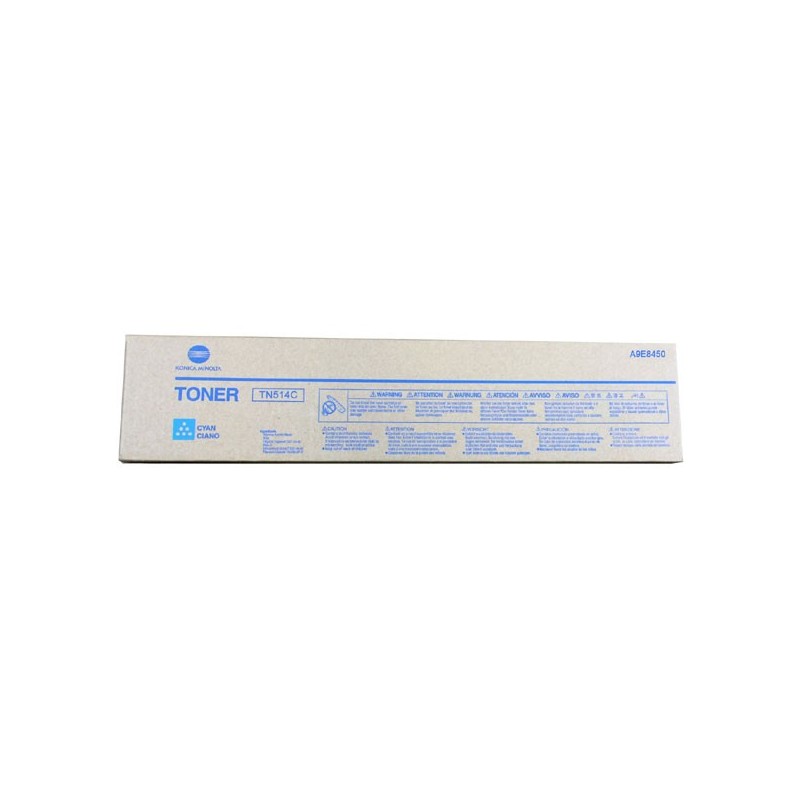 Konica Minolta oryginalny toner TN514C, cyan, 26000s, A9E8450, Konica Minolta Bizhub C458, C558, C658, O - 1
