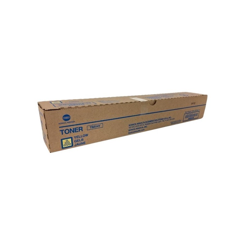Konica Minolta oryginalny toner TN514Y, yellow, 26000s, A9E8250, Konica Minolta Bizhub C458, C558, C658, O - 1