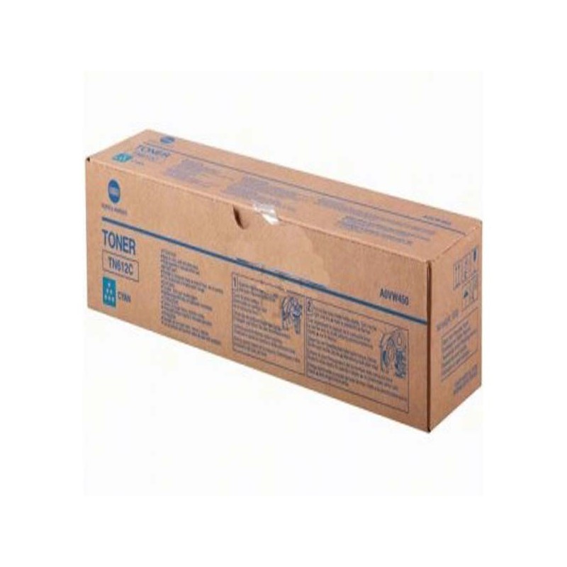 Konica Minolta oryginalny toner A0VW450, cyan, 26000s, TN612C, Konica Minolta Bizhub C5501, C6501, O - 1