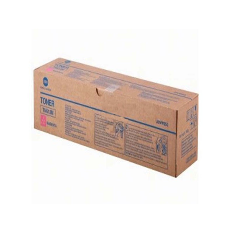 Konica Minolta oryginalny toner A0VW350, magenta, 26000s, TN612M, Konica Minolta Bizhub C5501, C6501, O - 1