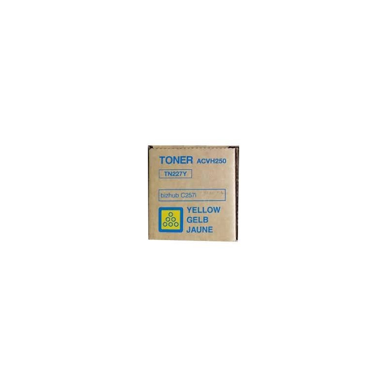 Konica Minolta oryginalny toner TN227Y, yellow, 24000s, ACVH250, Konica Minolta Bizhub C257i, O - 1