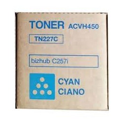 Konica Minolta oryginalny toner TN227C, cyan, 24000s, ACVH450, Konica Minolta Bizhub C257i, O - 1