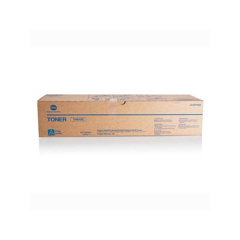 Konica Minolta oryginalny toner A1DY450, cyan, 91000s, TN615C, Konica Minolta Bizhub Press C8000, O - 1