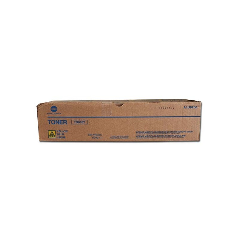 Konica Minolta oryginalny toner A1U9253,A1U9250, yellow, 31000s, TN616Y, Konica Minolta Bizhub PRO C6000, C7000, O - 1