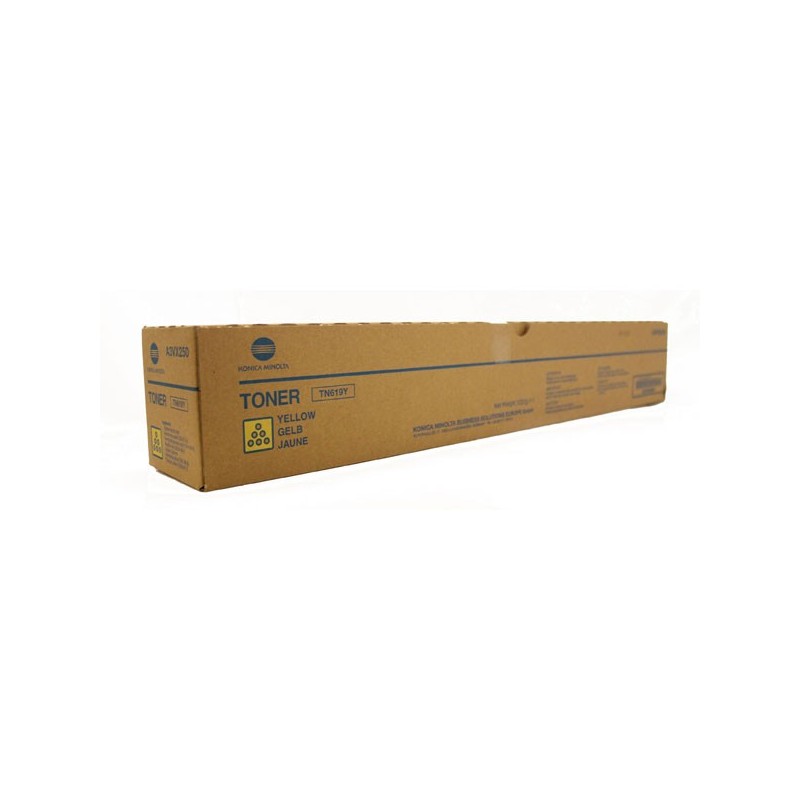 Konica Minolta oryginalny toner A3VX250, yellow, 70000s, TN619Y, A3VX255, Konica Minolta Bizhub Press C1060,C1070,C1070P, O - 1