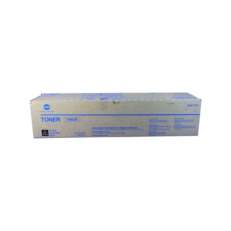 Konica Minolta oryginalny toner A5E7150, black, 88000s, TN622K, Konica Minolta bizhub Press C1085 a C1100, O - 1