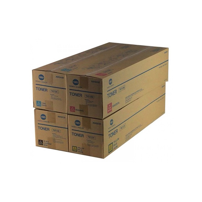 Konica Minolta oryginalny toner A9K8250, yellow, 33200s, TN713Y, Konica Minolta Bizhub C659, C759, O - 1