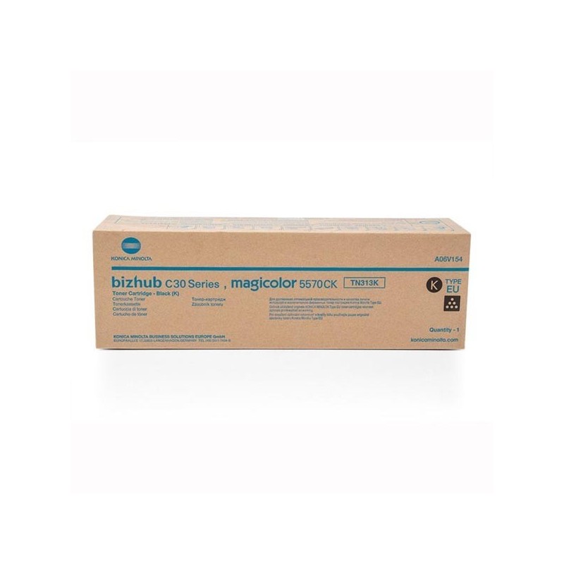 Konica Minolta oryginalny toner A06V154, black, 12000s, Konica Minolta Bizhub C30, C31, O - 1