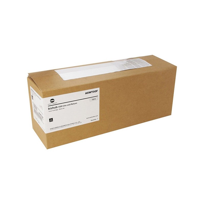 Konica Minolta oryginalny toner A6WT00H, black, 10000s, return, Konica Minolta Bizhub 3320, O - 1