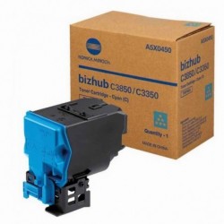 Konica Minolta oryginalny toner A5X0450, cyan, 10000s, TNP48C, Konica Minolta Bizhub C3350, C3850, O - 2