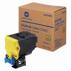 Konica Minolta oryginalny toner A5X0250, yellow, 10000s, TNP48Y, Konica Minolta Bizhub C3350, C3850, O - 2