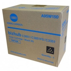 Konica Minolta oryginalny toner A95W150, black, 13000s, TNP-49K, Konica Minolta Bizhub C3351, Bizhub C3851, Bizhub C3851FS, O - 