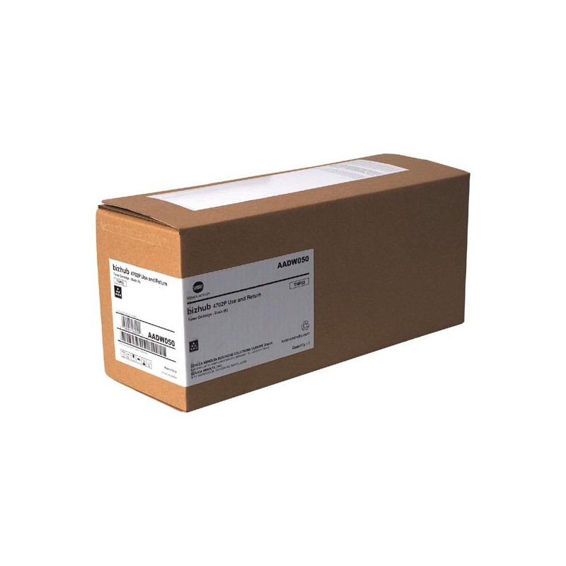 Konica Minolta oryginalny toner AADW050, black, 25000s, TNP-53, return, Konica Minolta Bizhub 4702P, O - 1