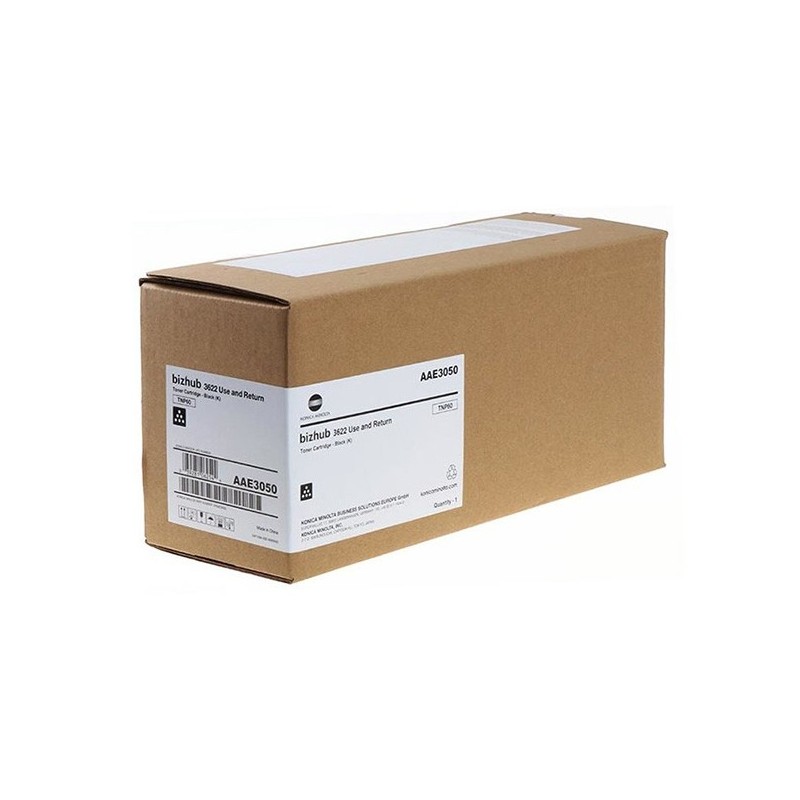 Konica Minolta oryginalny toner AAE3050, black, 15000s, TNP-60, return, Konica Minolta bizhub 3622, O - 1