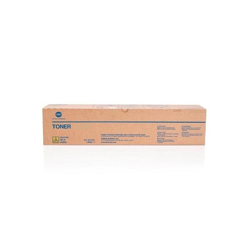 Konica Minolta oryginalny toner AAJW252, yellow, 9000s, TNP-80Y, Konica Minolta Bizhub C3320i, O - 1