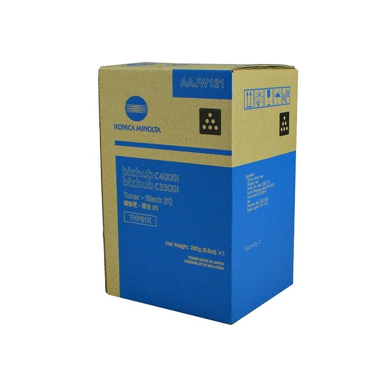 Konica Minolta oryginalny toner AAJW151, black, 13000s, TNP-81K, Konica Minolta Bizhub C3300i, C4000i, O - 1