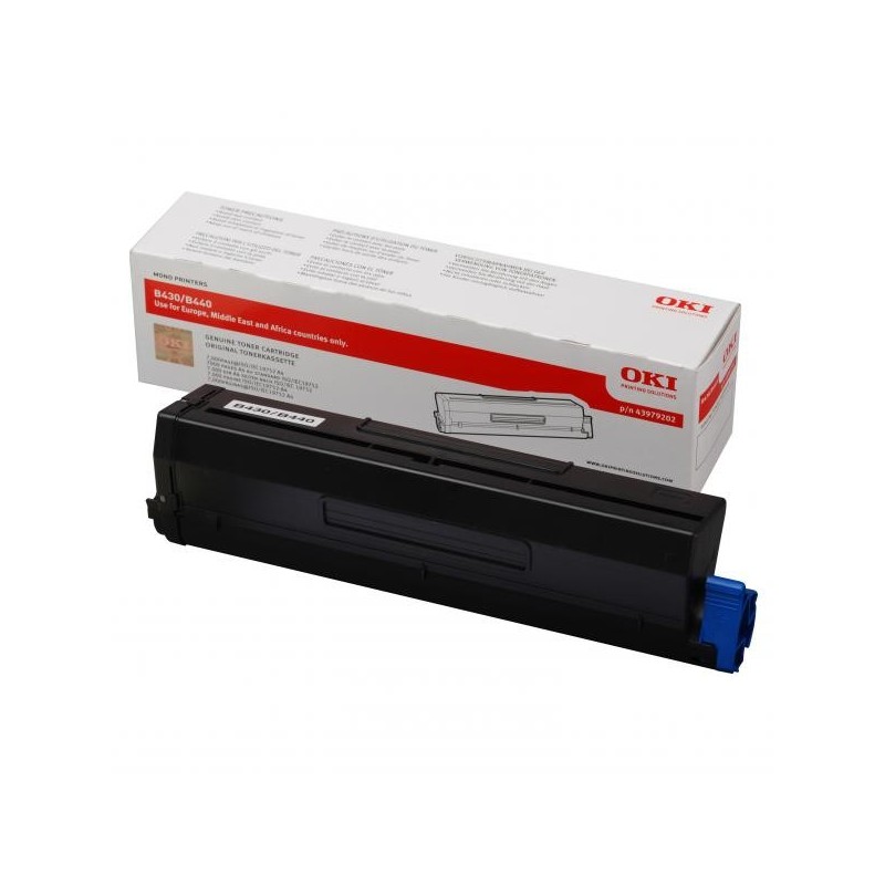 OKI oryginalny toner 43979202, black, 7000s, OKI B430, B440, MB460, MB470, MB480, O - 1