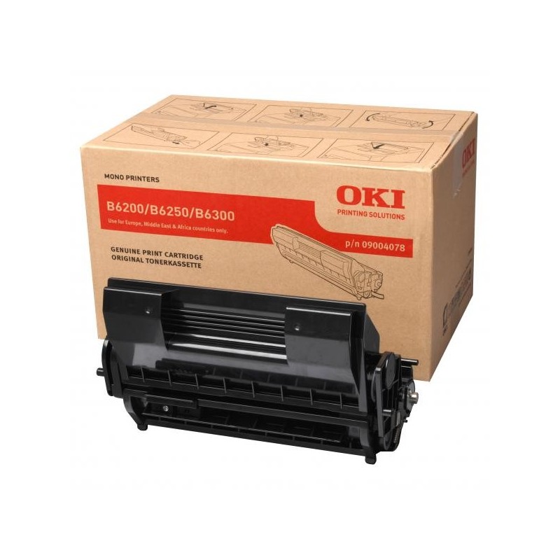OKI oryginalny toner 9004078, black, 11000s, OKI B6200, 6300, 6250, O - 1