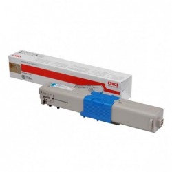 OKI oryginalny toner 44973535, cyan, 1500s, OKI C301, C321, O - 1