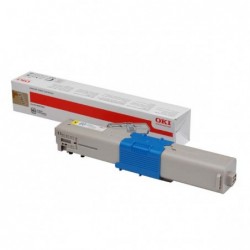 OKI oryginalny toner 44973533, yellow, 1500s, OKI C301, C321, O - 1